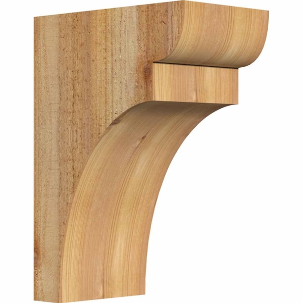 Ekena Millwork Yorktown Rough Sawn Corbel, Western Red Cedar, 6"W x 10"D x 14"H COR06X10X14YOR00RWR - main
